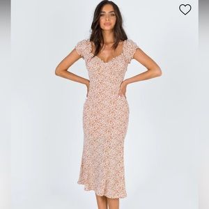 PRINCESS POLY JUST LIKE HEAVEN MIDI DRESS SIZE 8